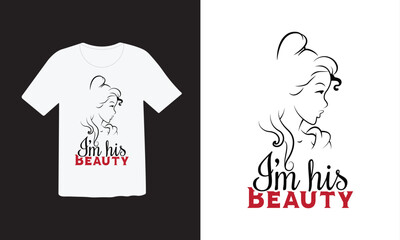 Vector hand drawn line art t shirt design