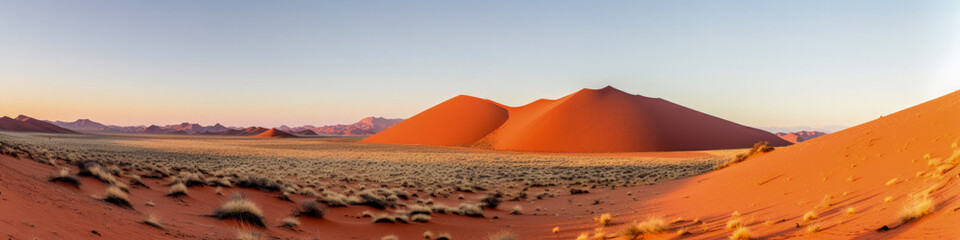 Fototapeta na wymiar Sossusvlei Namib-Naukluft National Park Namibia - Generative AI