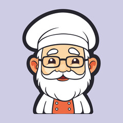 Creative and professional logo designs featuring an uncle chef mascot, cook mascot, and old chef. Elevate your brand with these unique cook logo designs.