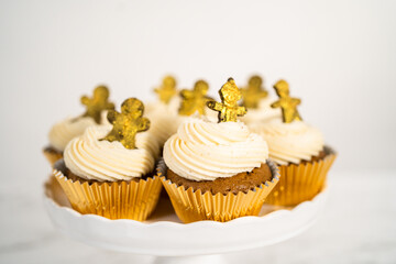 Gingerbread cupcakes
