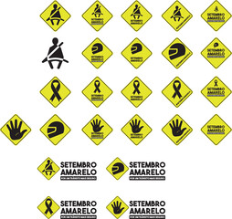 setembro amarelo, mês de prevenção de acidentes, setembro, amarelo, campana setembro amarelo, mês de prevenção de acidentes