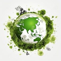 Preserving Nature's Harmony: The Ecology Earth. Generative AI
