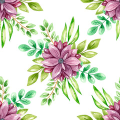 Seamless pattern flowers