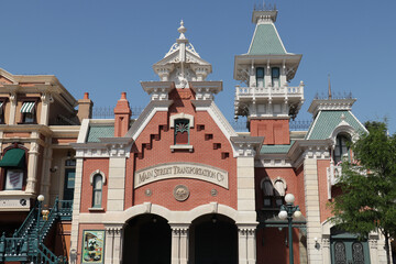 Naklejka premium Parc à thème Disneyland Paris et Walt Disney Studios