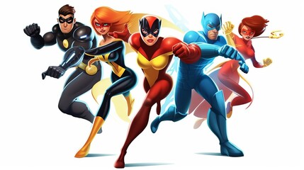 superhero illustration 