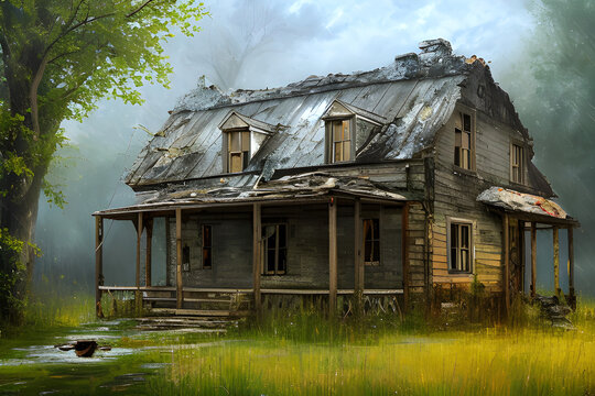 Decaying Homestead Images | High-Quality Photos of Abandoned and Dilapidated Rural Homes for Your Creative Projects