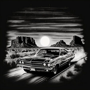 Vintage Muscel Car
