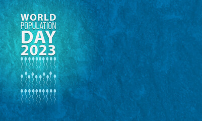 Graphic design for world population day