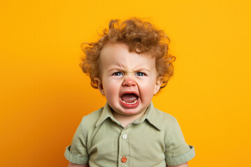 Angry kid ai generated