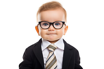 Cool kid wearing a suit ai generated