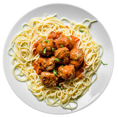 spaghetti with meatballs