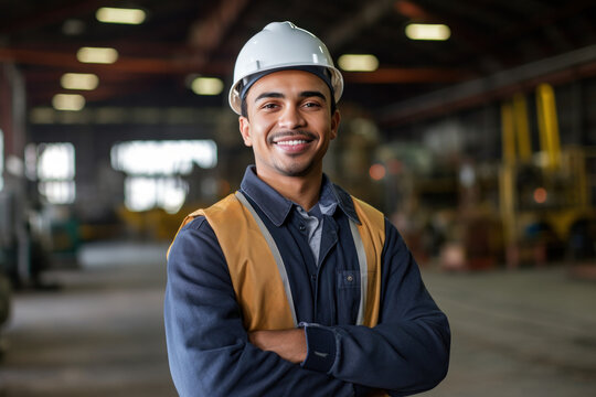 Industrial worker ai generated