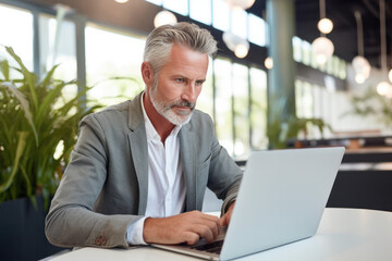 working behind your laptop ai generated