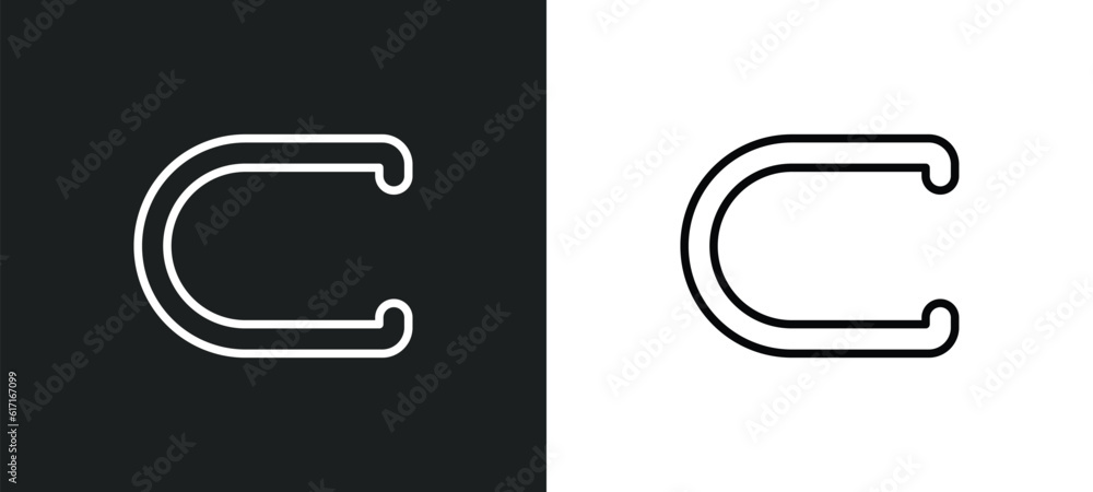 Poster is a sub of line icon in white and black colors. is a sub of flat vector icon from is a sub of colle