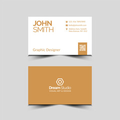 Modern Elegant Graphic Designer Business Card Design