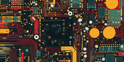Fototapeta premium circuit board