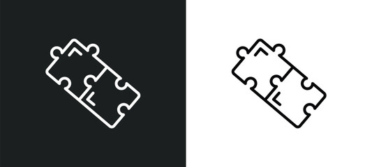 addon line icon in white and black colors. addon flat vector icon from addon collection for web, mobile apps and ui.