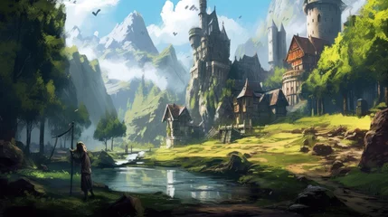 Fantasy RPG Surroundings Game Artwork © Damian Sobczyk