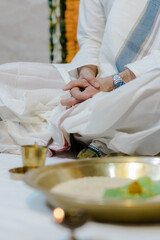 Obraz na płótnie Canvas Hindu wedding ceremony.