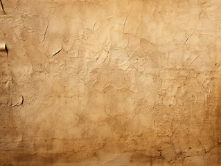 Closeup of aged, weathered paper: rough texture, warm tones, high detail, natural light
