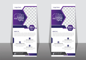corporate business roll-up banner