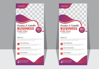 corporate business roll-up banner