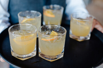 glass of lemonade