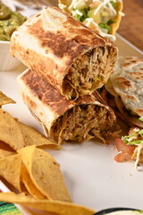 mexican food tacos guacamole jalapeno pepper quesadillas nacho tortilla tex-mex cuisine healthy food spiced tomato and onion