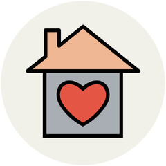 Pack of Real Estate Flat Circular Icons

