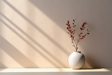 Obraz na płótnie Canvas vase with flowers interior design