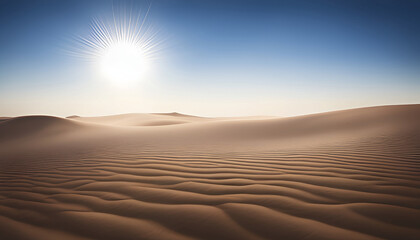 Fototapeta na wymiar Dunas de areia no deserto