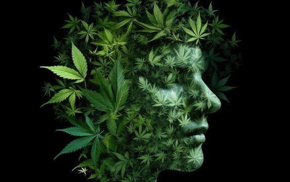 Marijuana Weed Leaf Space Galaxy Funny Hippie Vintage Pocket