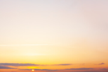 Sunset sky background , vintage effect style picture. Copy space for text