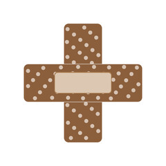 wound plaster icon logo vector design template