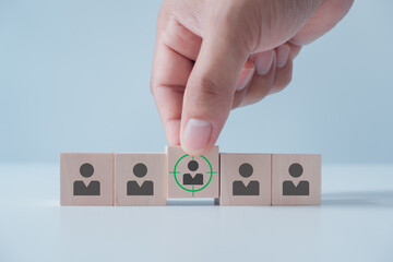 Target customer concept, buyer persona, marketing segmentation, job recruitment, Customer...