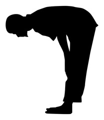 Ruku, Bowing down is an essential pillar of prayer, a part of prayers, the head is bowed and the knees are bowed with both hands, which is one of the essential parts of the prayers in Islam or Moslem.