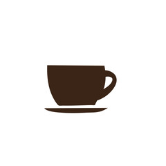 coffee or tea cups. Vector illustration.