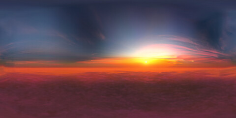 360 Sky Replacement Background, Clouds, and Sunset
