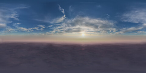 360 Sky Replacement Background, Clouds, and Sunset