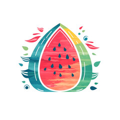 slice of watermelon, Generative AI