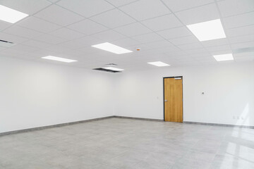 Public toilet shopping. public Interior of bathroom with sink basin faucet lined up Modern design.