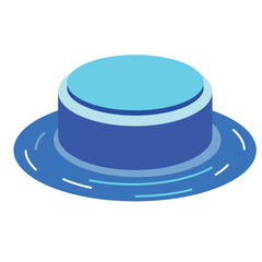 Isolated empty technology hologram pedestal Vector