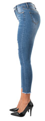 Pantalon de mezclilla color azul