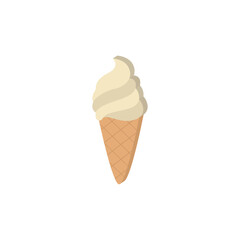 Isolated colored 3d ice cream icon Vector
