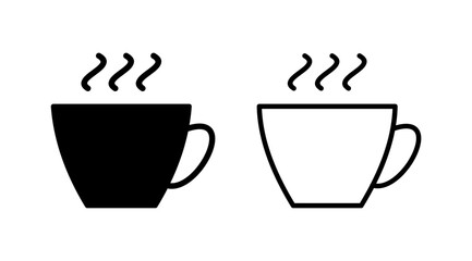 Cup coffee icon vector. coffee cup icon. mug