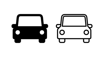 Car icon vector. Car sign. sedan