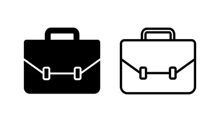 Briefcase icon vector. Portfolio vector icon. suitcase icon