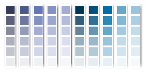 Blue color palette. Blue pastel tone texture.Vector illustration. stock image.
