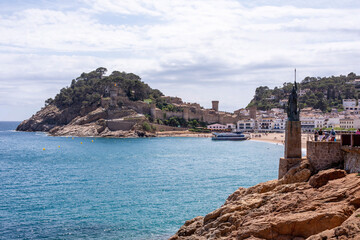 Naklejka premium a coastal down in Spain