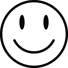 Smile emoji icon . Laughing emotion icon. Fun, face vector. Humor icon . Positive symbol